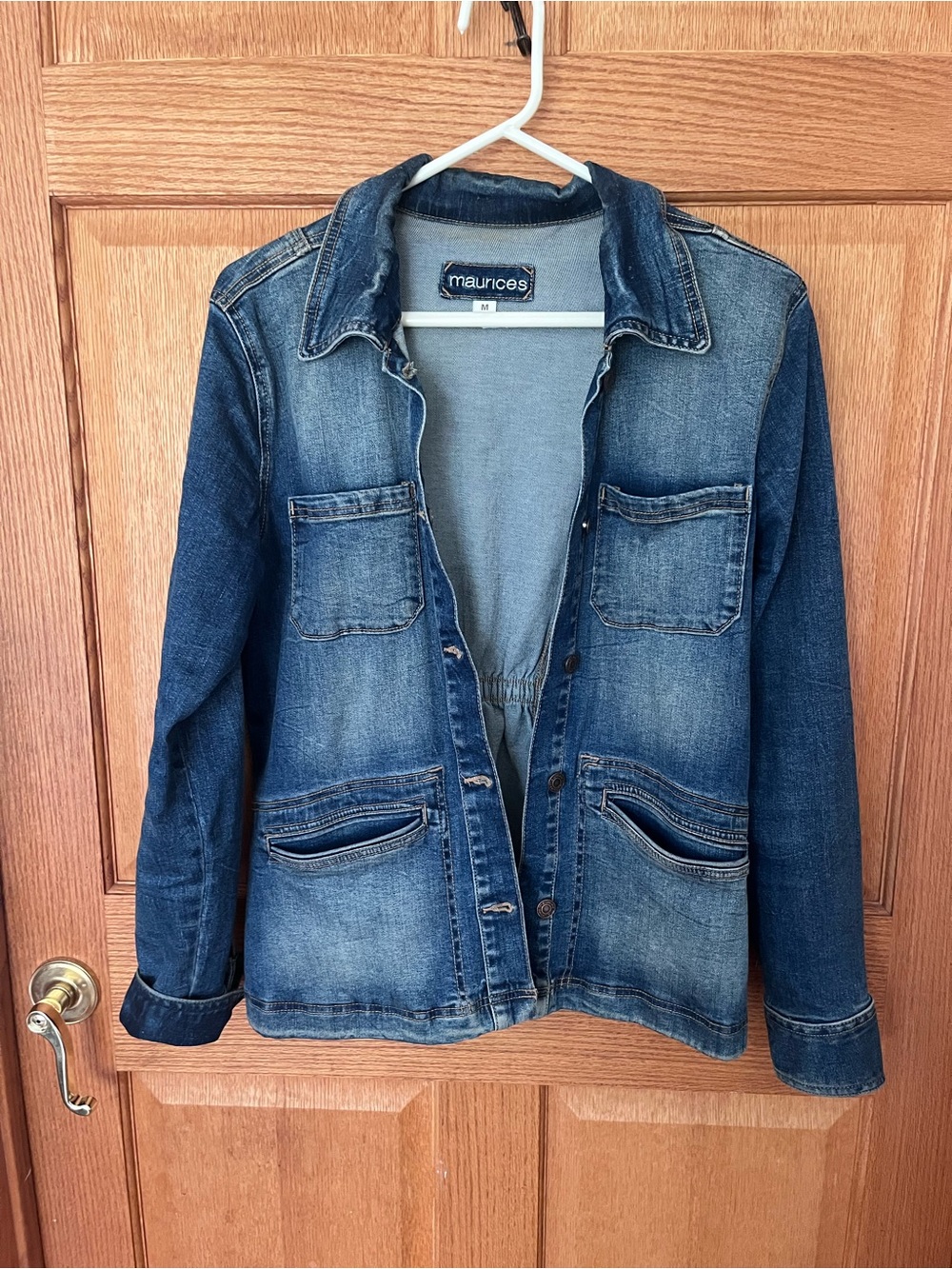 Maurices stretchy denim jacket